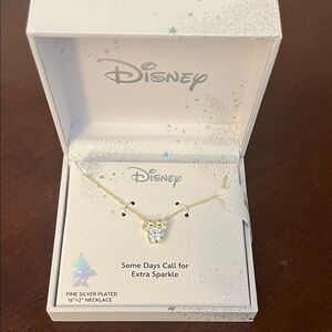 Disney Gold and Silver Mickey Necklace
